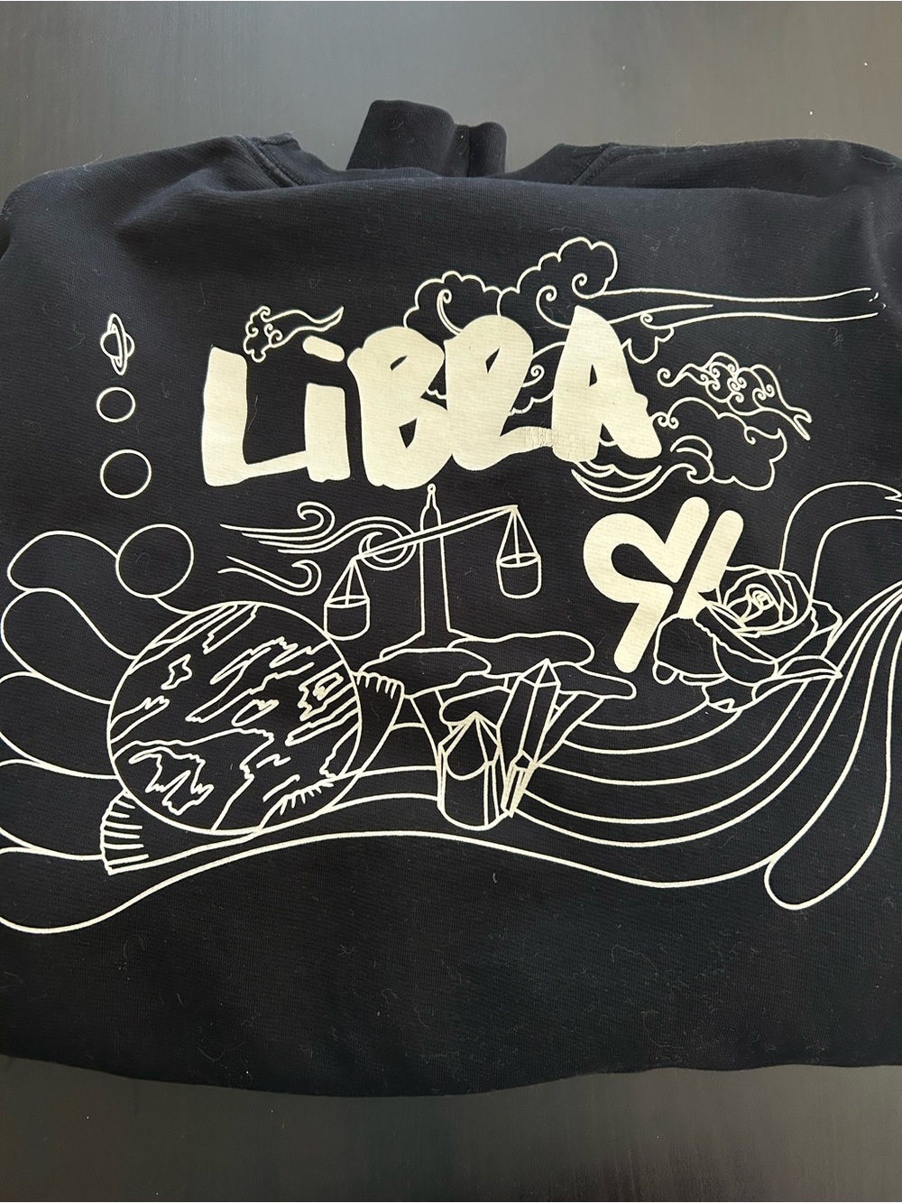 Good American Black Crewneck Sweatshirt